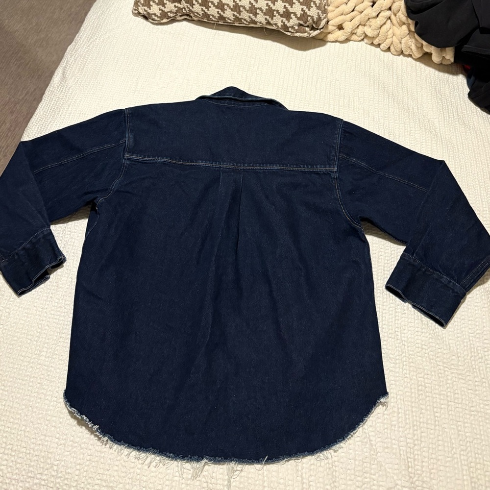 Etica Dark Blue Denim Jacket - Picture 2 of 6